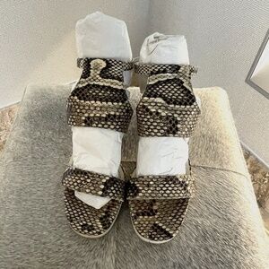 SNAKESKIN TOD'S SANDALS